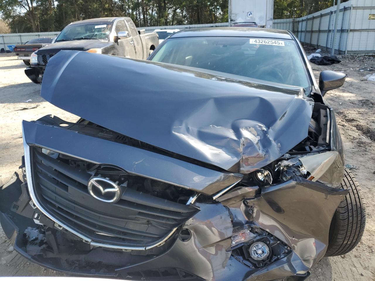 2016 Mazda 3 VIN JM1BM1U71G1276606 Copart auction photo, front end damage thumbnail 5