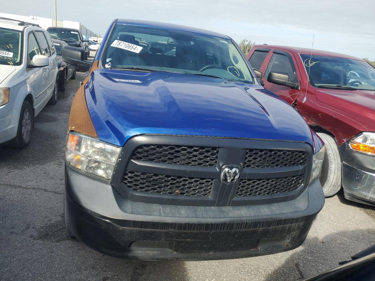 2014 RAM 1500 VIN 1C6RR7KG7ES236194 Copart auction photo, minor dent/scratches damage thumbnail 5