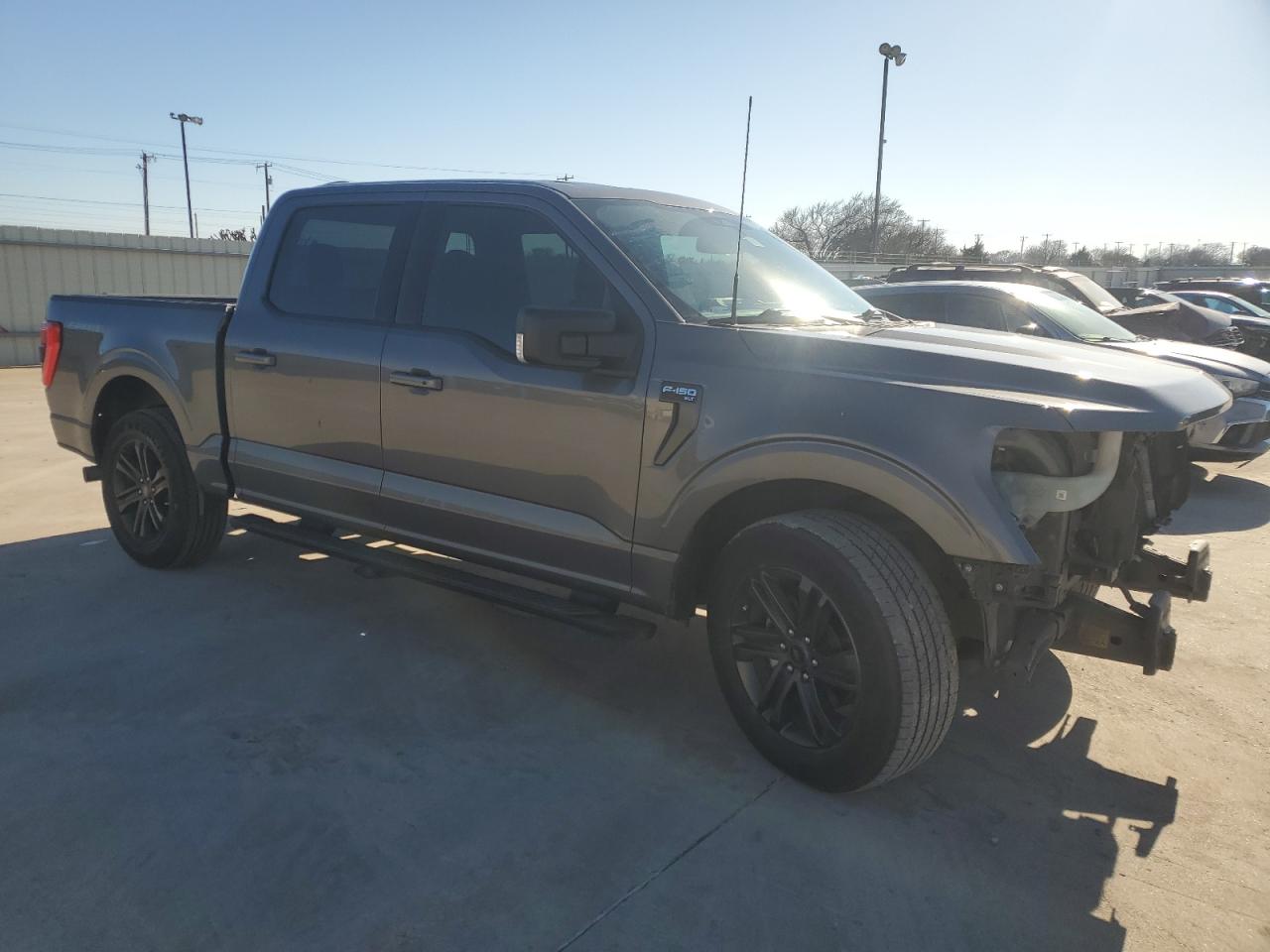 2022 Ford F-150 VIN 1FTEW1C54NKF03155 Copart auction photo, front end damage thumbnail 4