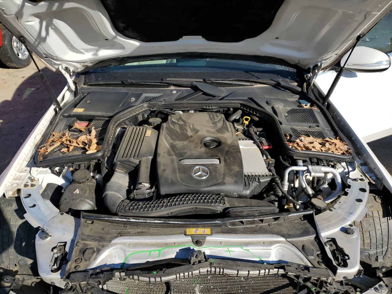 2015 Mercedes-Benz C-klasse VIN 55SWF4JB1FU044341 Copart auction photo, front end damage thumbnail 11