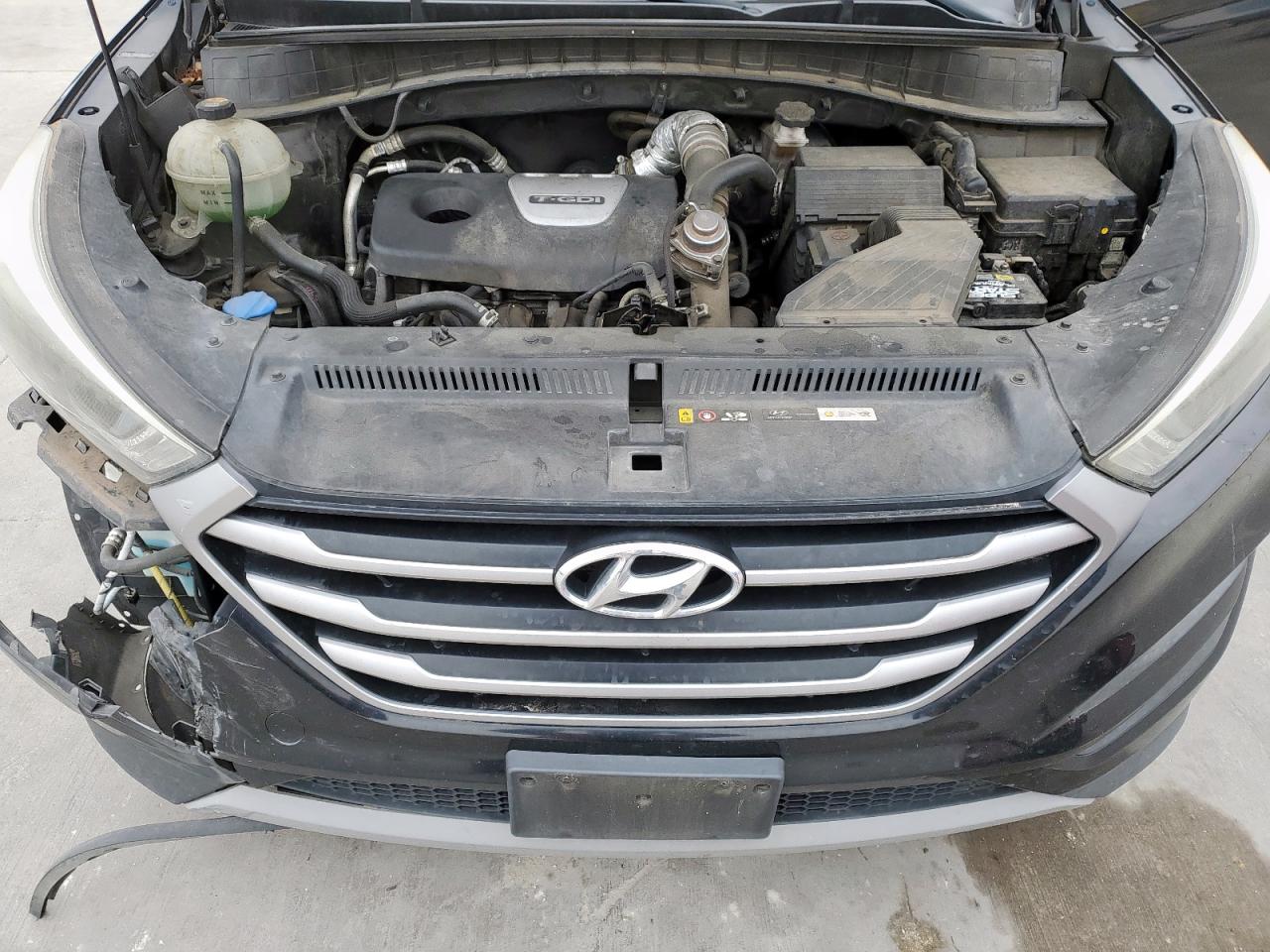 2017 Hyundai Tucson VIN KM8J33A29HU476759 Copart auction photo, front end damage thumbnail 11