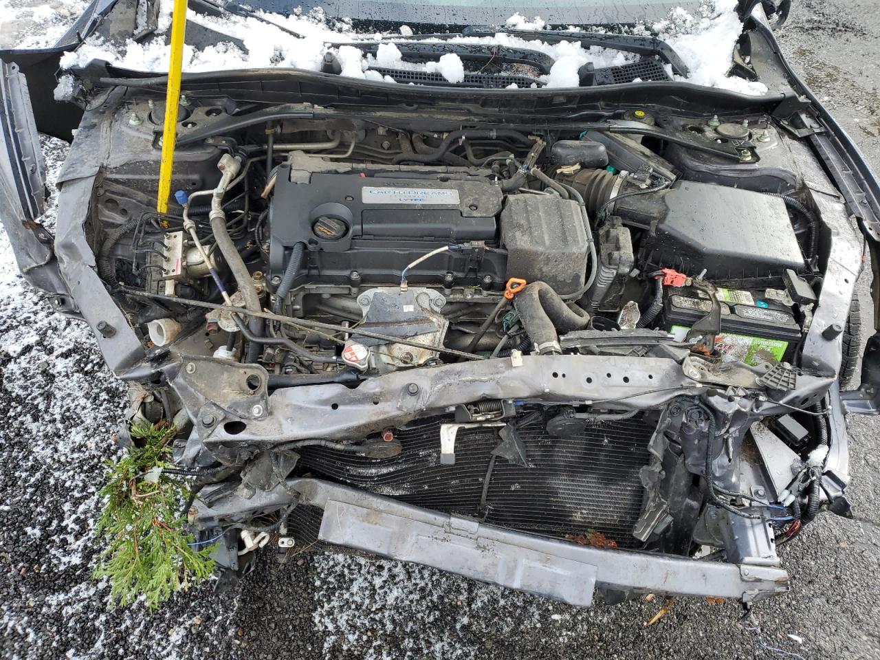 2014 Honda Accord VIN 1HGCR2F71EA305903 Copart auction photo, front end / top/roof damage thumbnail 12