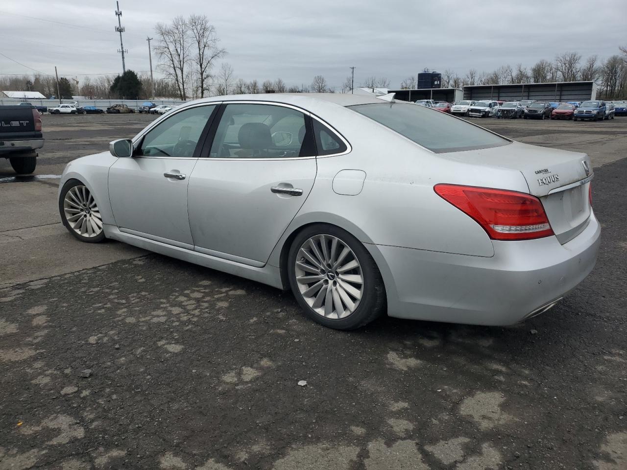 2014 Hyundai Equus VIN KMHGH4JH8EU082347 Copart auction photo, normal wear damage thumbnail 2