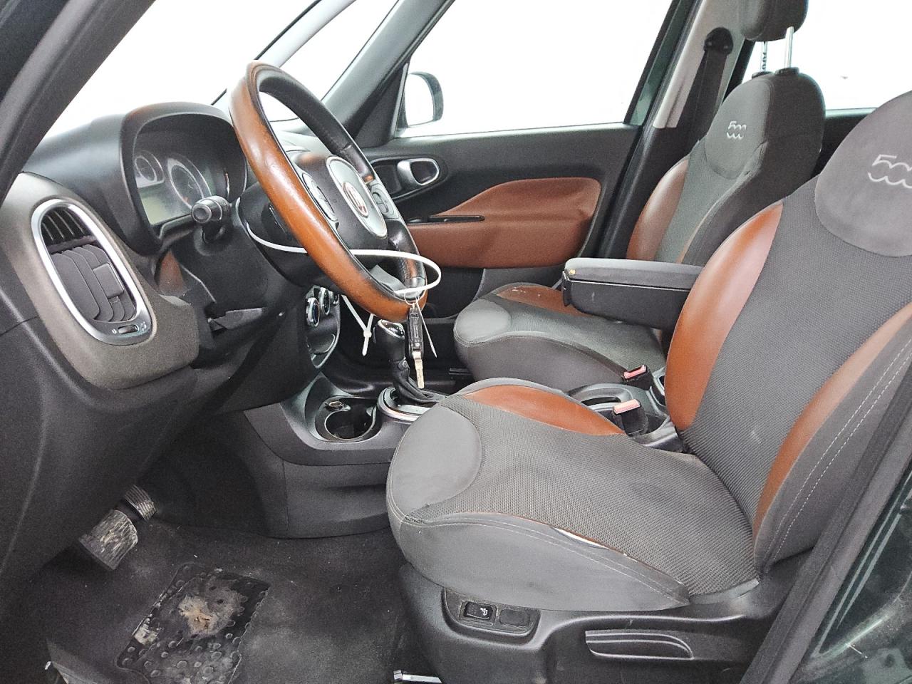 2014 Fiat 500 VIN ZFBCFADHXEZ014575 Copart auction photo, side damage thumbnail 7