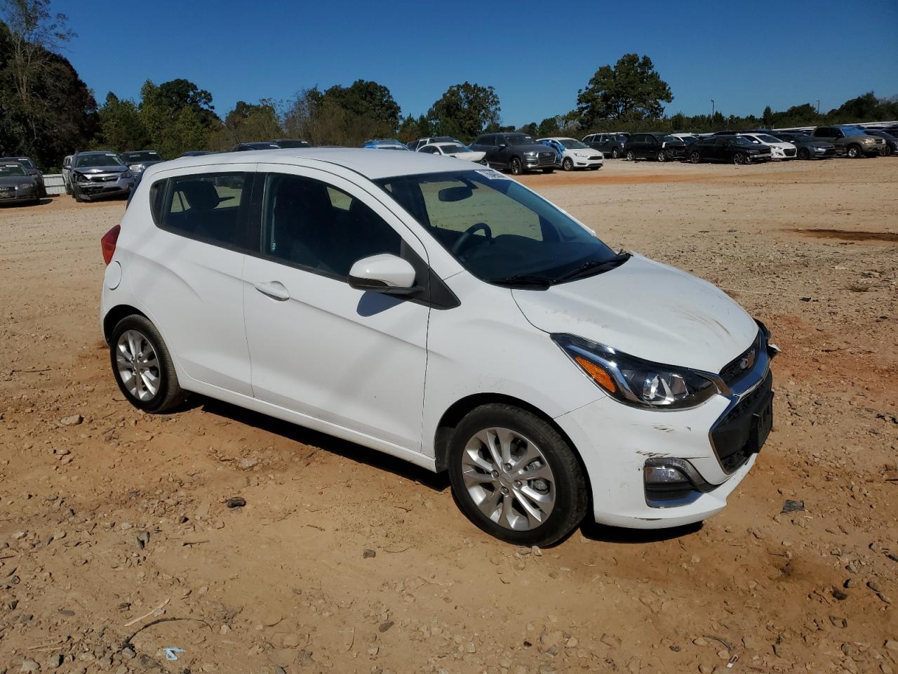 2021 Chevrolet Spark VIN KL8CD6SA9MC746227 Copart auction photo, front end / side damage thumbnail 4