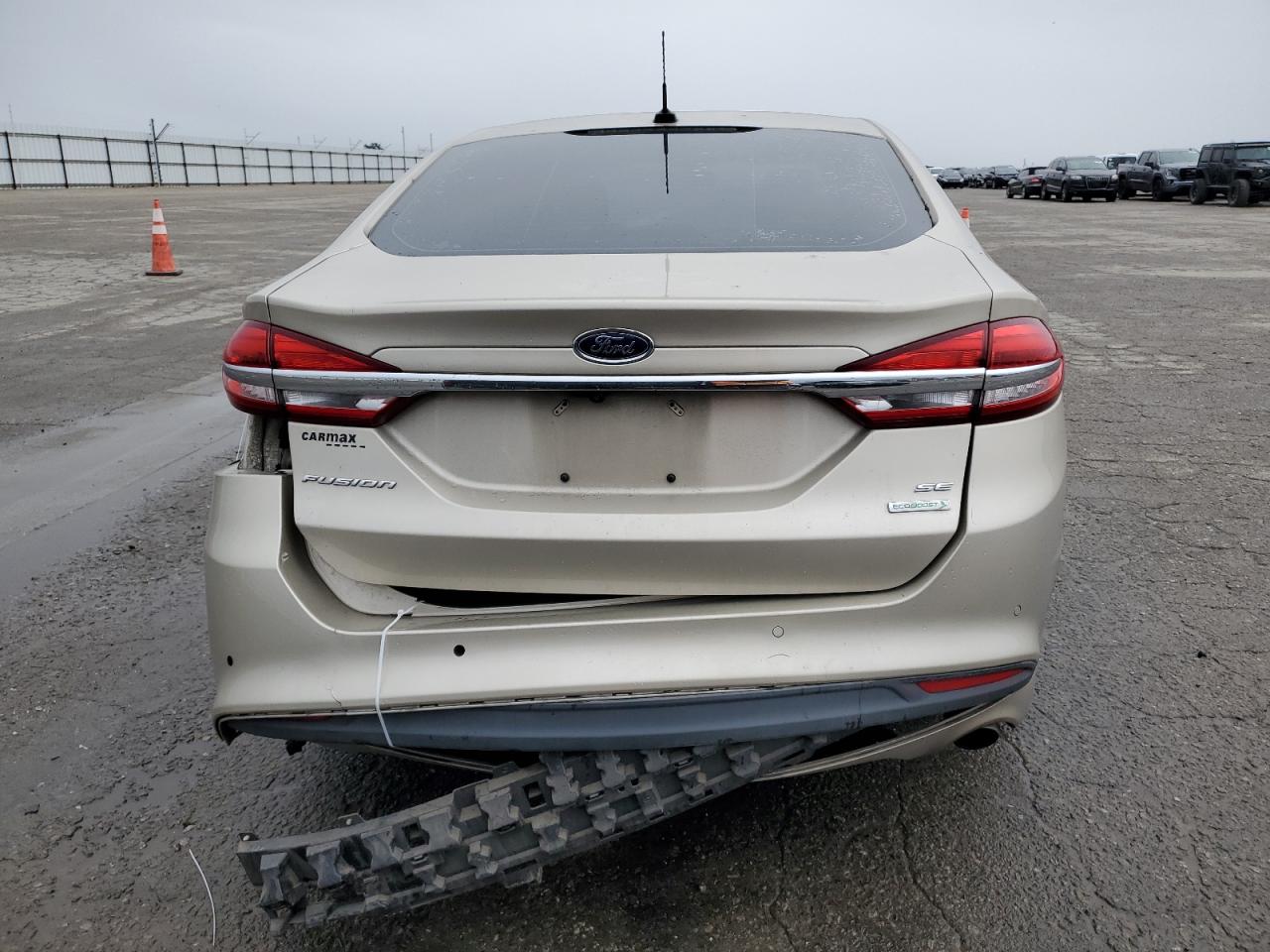 2017 Ford Fusion VIN 3FA6P0HD3HR215984 Copart auction photo, rear end / front end damage thumbnail 6