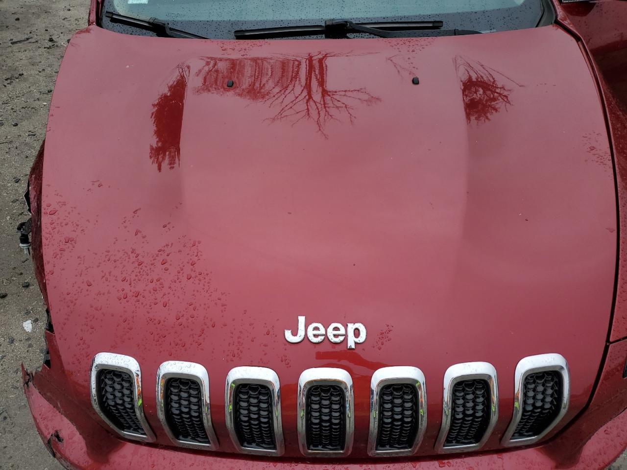 2015 Jeep Grand Cherokee VIN 1C4PJMCS4FW755190 Copart auction photo, front end / side damage thumbnail 12