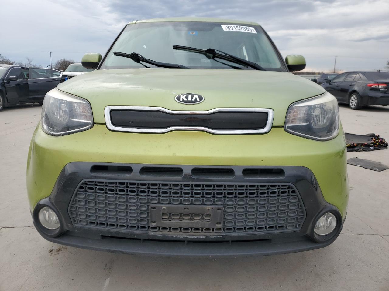 2016 KIA Soul VIN KNDJP3A58G7836183 Copart auction photo, front end / hail damage thumbnail 5