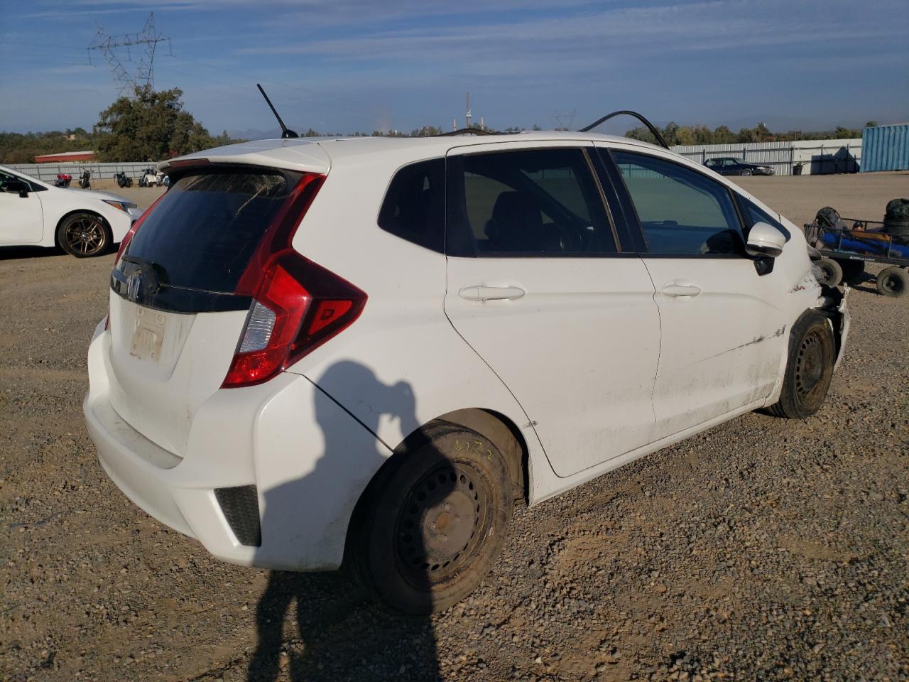 2016 Honda Fit VIN JHMGK5H52GX035080 Copart auction photo, front end / top/roof damage thumbnail 3