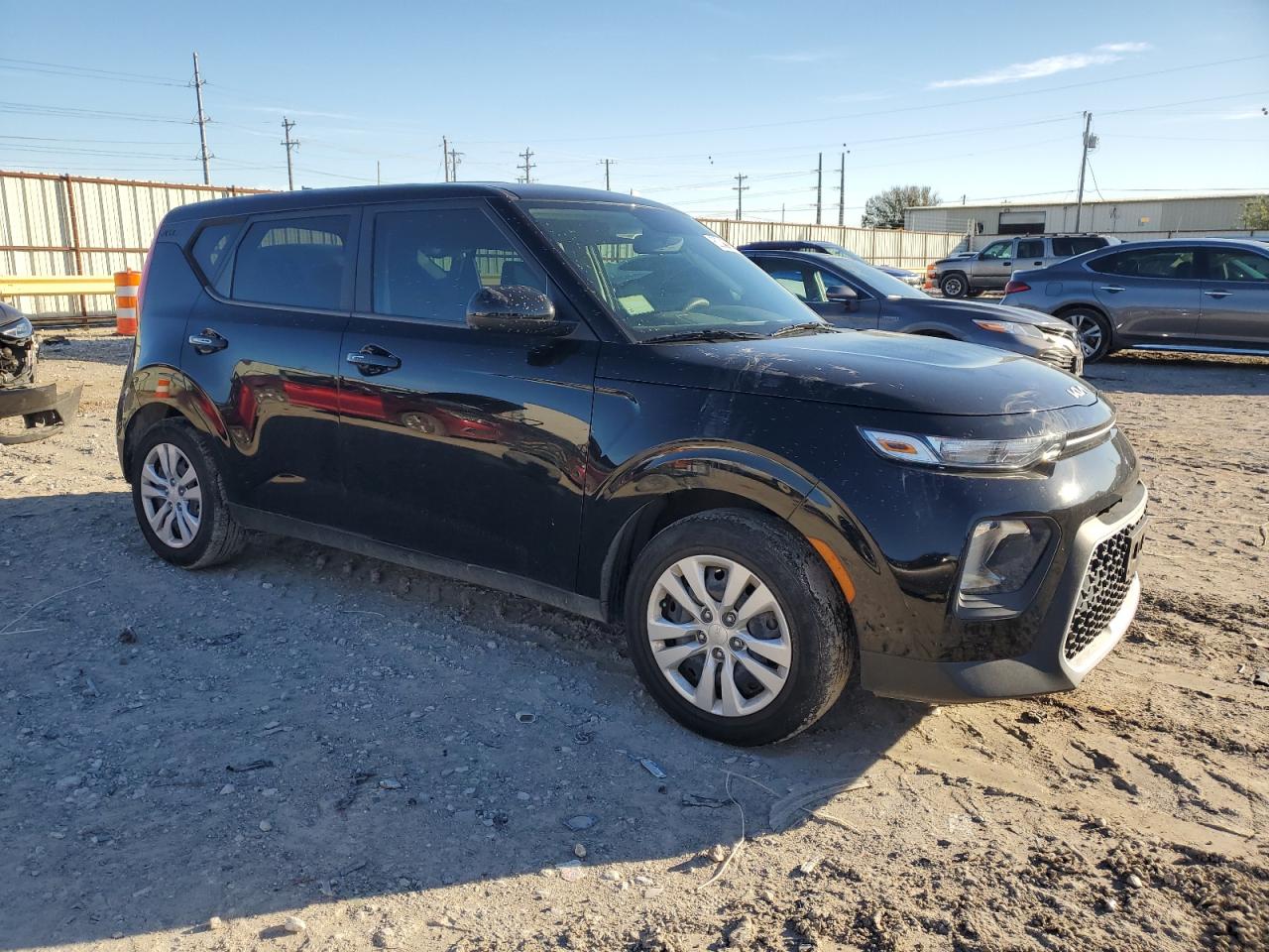 2022 KIA Soul VIN KNDJ23AU0N7178443 Copart auction photo, side / rear end damage thumbnail 4