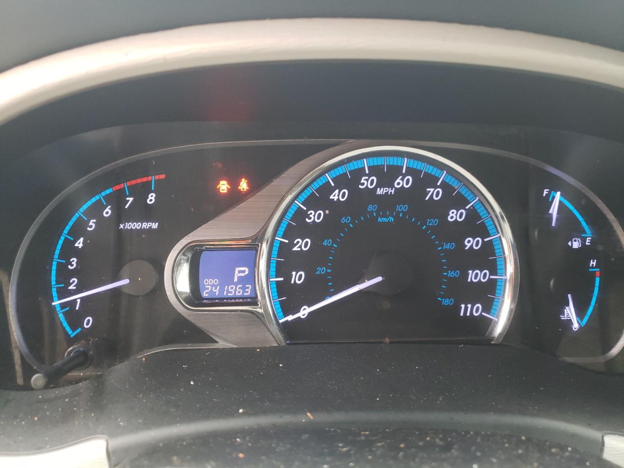 2013 Toyota Sienna VIN 5TDYK3DC8DS314937 Copart auction photo, side / front end damage thumbnail 9