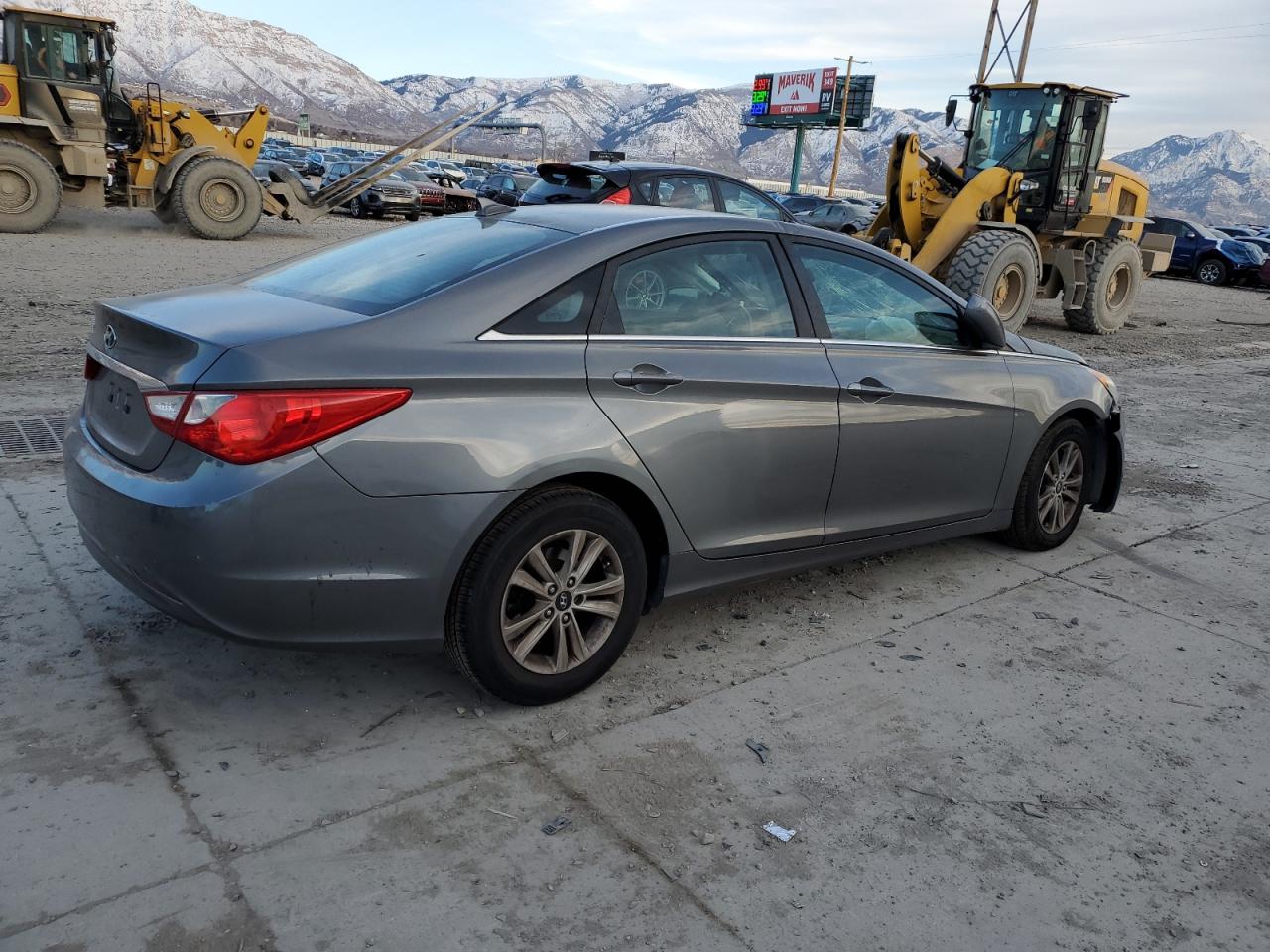 2013 Hyundai Sonata VIN 5NPEB4AC2DH614136 Copart auction photo, all over damage thumbnail 3