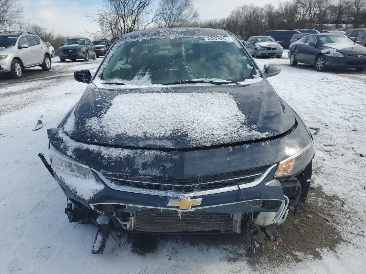 2018 Chevrolet Malibu VIN 1G1ZD5ST8JF135640 Copart auction photo, front end / side damage thumbnail 5