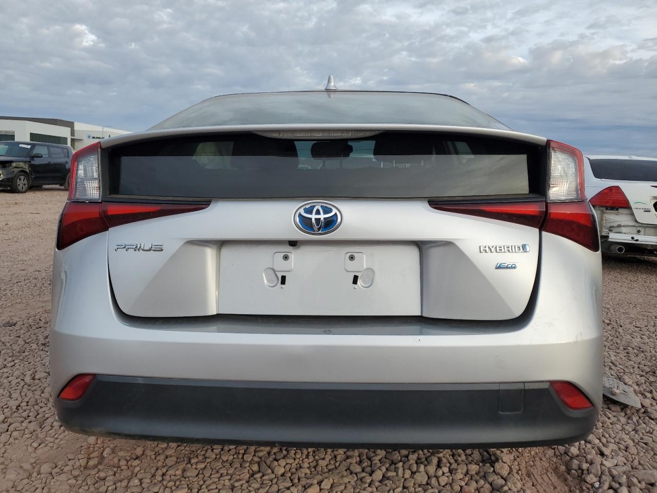 2021 Toyota Prius VIN JTDKAMFU3M3141821 Copart auction photo, side / rear end damage thumbnail 6