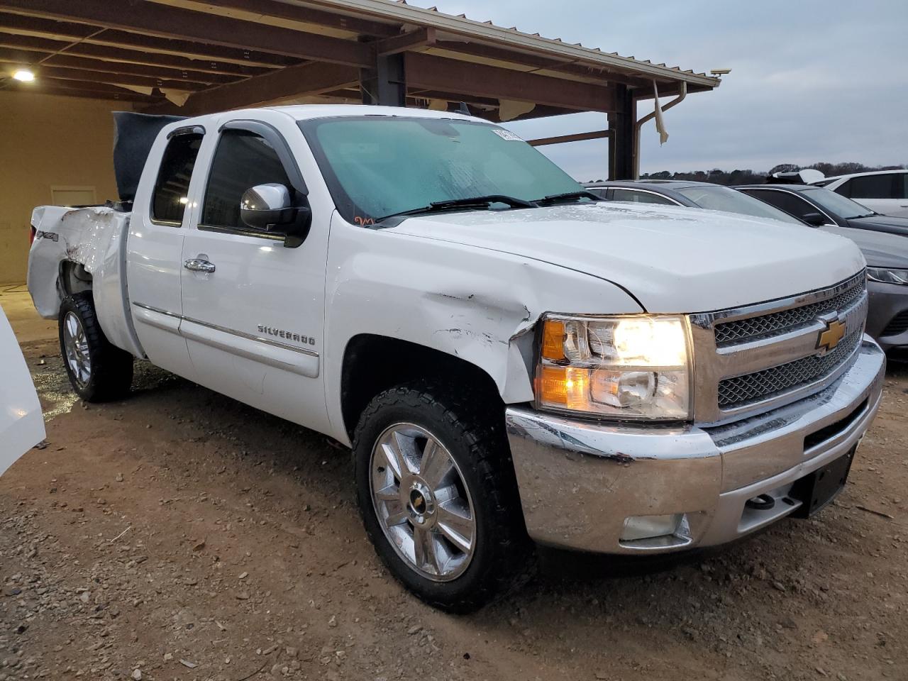 2012 Chevrolet Silverado VIN 1GCRKSE77CZ231335 Copart auction photo, rear end / front end damage thumbnail 4