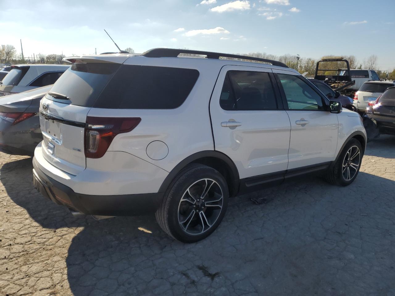 2015 Ford Explorer VIN 1FM5K8GT6FGA40853 Copart auction photo, rear end damage thumbnail 3