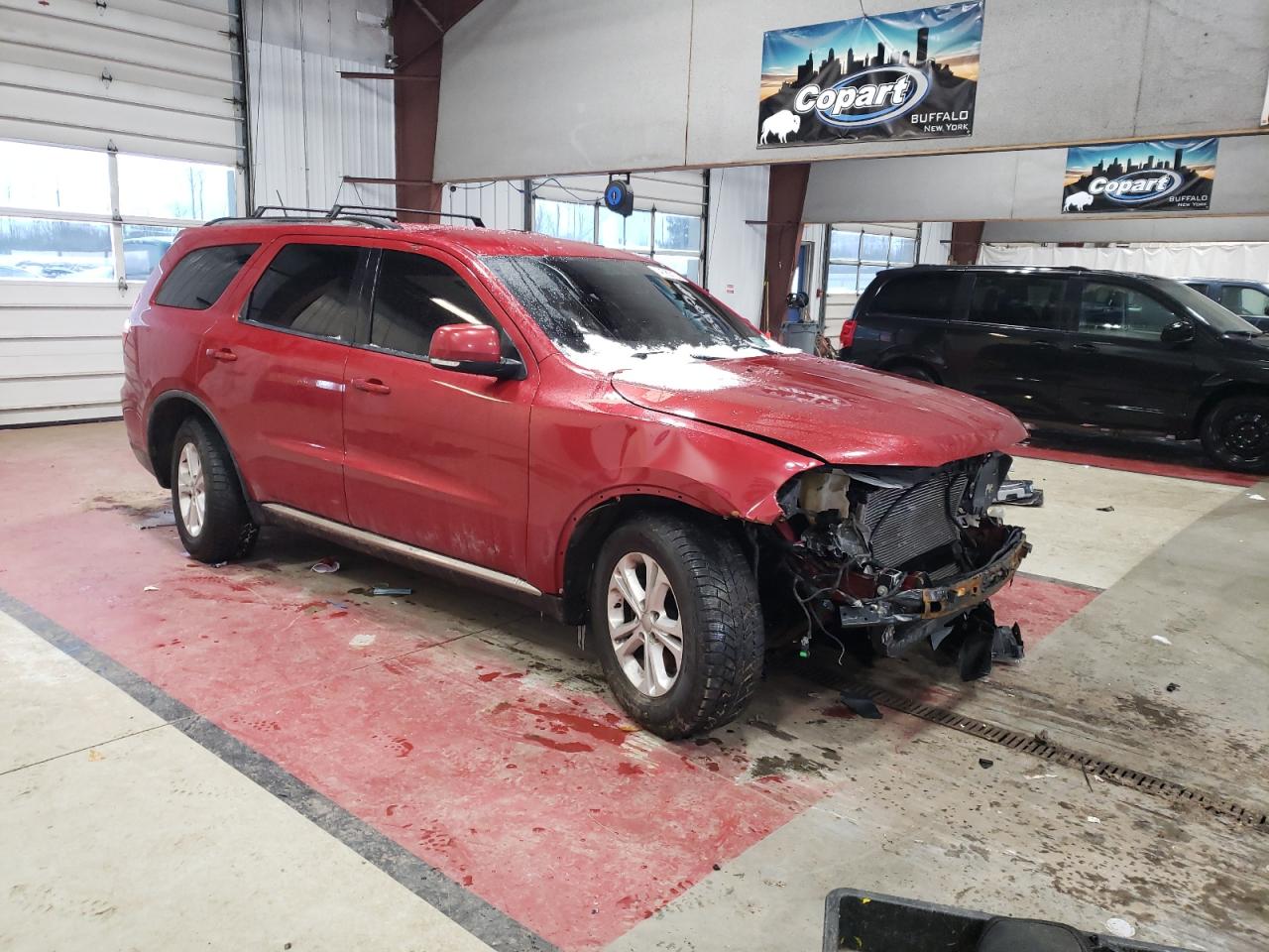 2011 Dodge Durango VIN 1D4RE4GG7BC639290 Copart auction photo, front end damage thumbnail 4