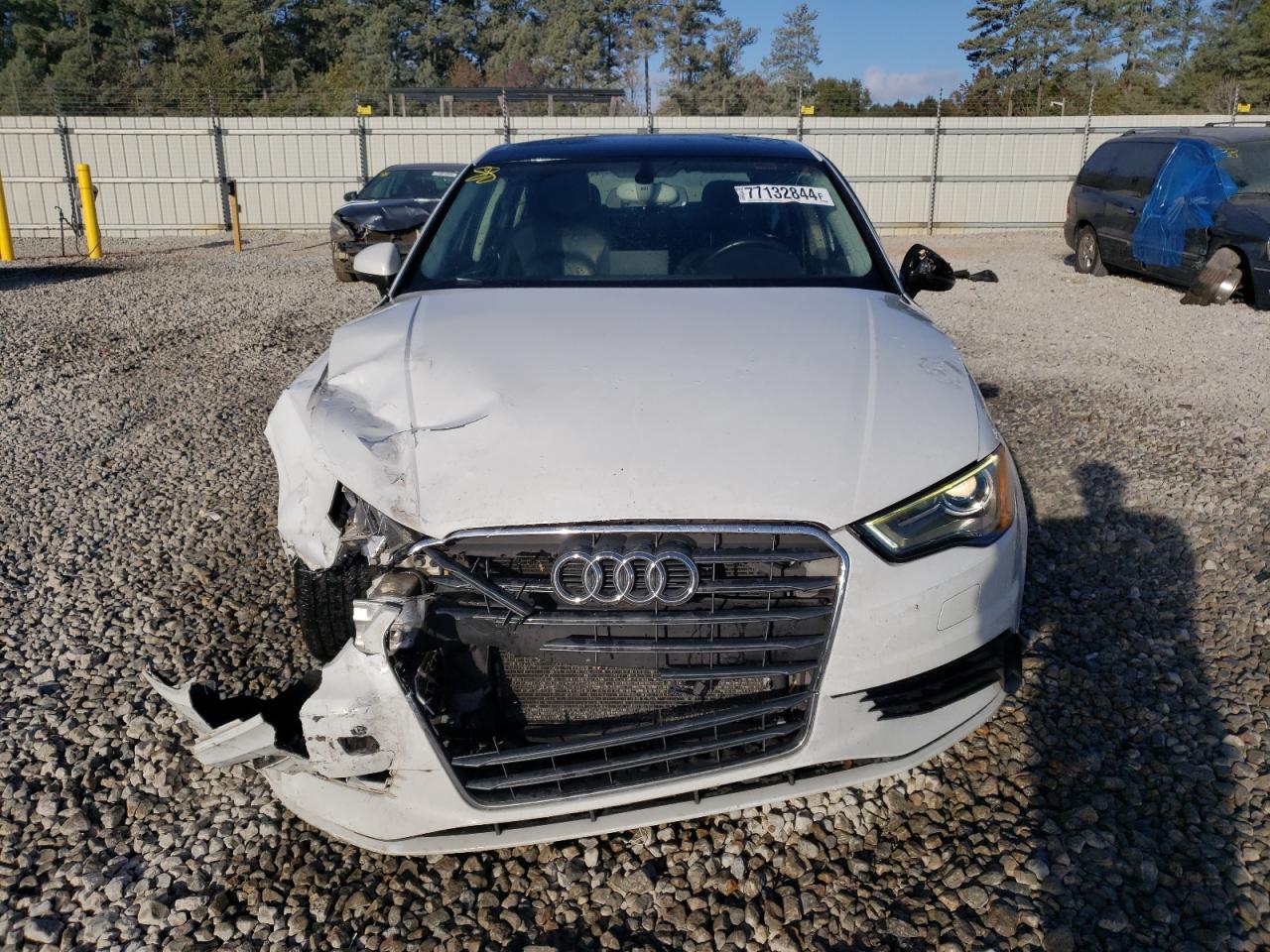 2015 Audi A3 VIN WAUCCGFF2F1000896 Copart auction photo, front end / side damage thumbnail 5