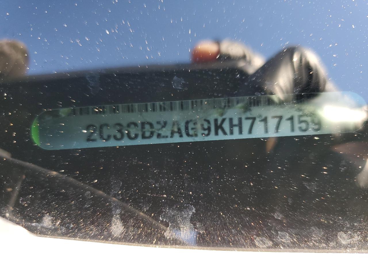 2019 Dodge Challenger VIN 2C3CDZAG9KH717159 Copart auction photo, front end damage thumbnail 12