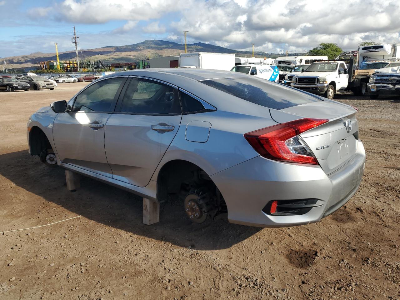2016 Honda Civic VIN 2HGFC2F70GH510776 Copart auction photo, all over damage thumbnail 2