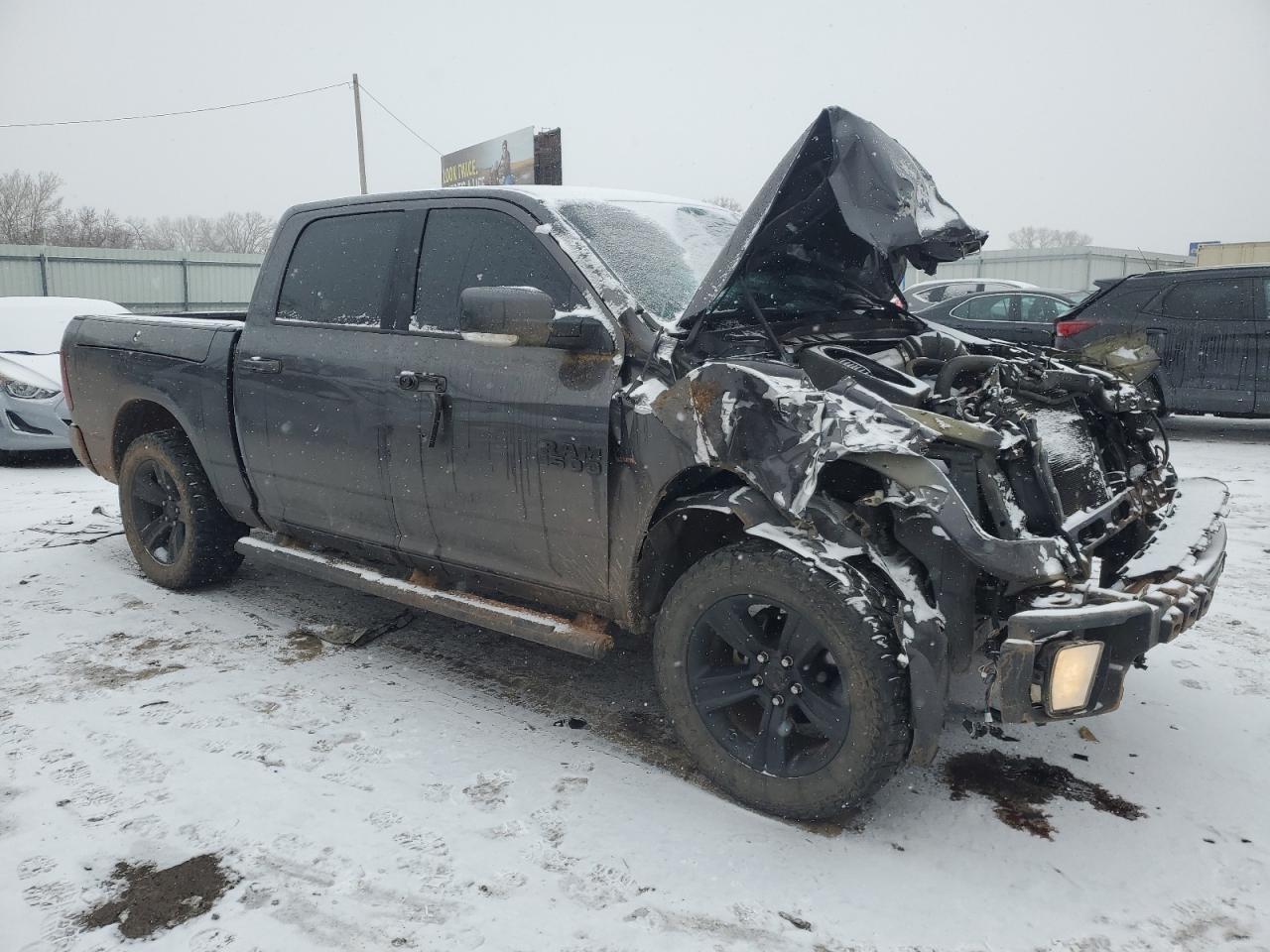 2017 RAM 1500 VIN 1C6RR7MT6HS849776 Copart auction photo, front end / mechanical damage thumbnail 4