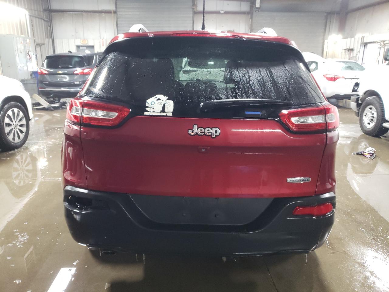 2014 Jeep Grand Cherokee VIN 1C4PJLCB5EW318761 Copart auction photo, front end damage thumbnail 6
