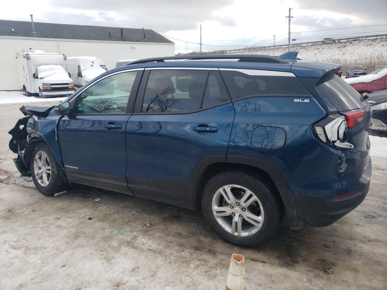 2021 GMC Terrain VIN 3GKALTEV1ML381291 Copart auction photo, front end damage thumbnail 2