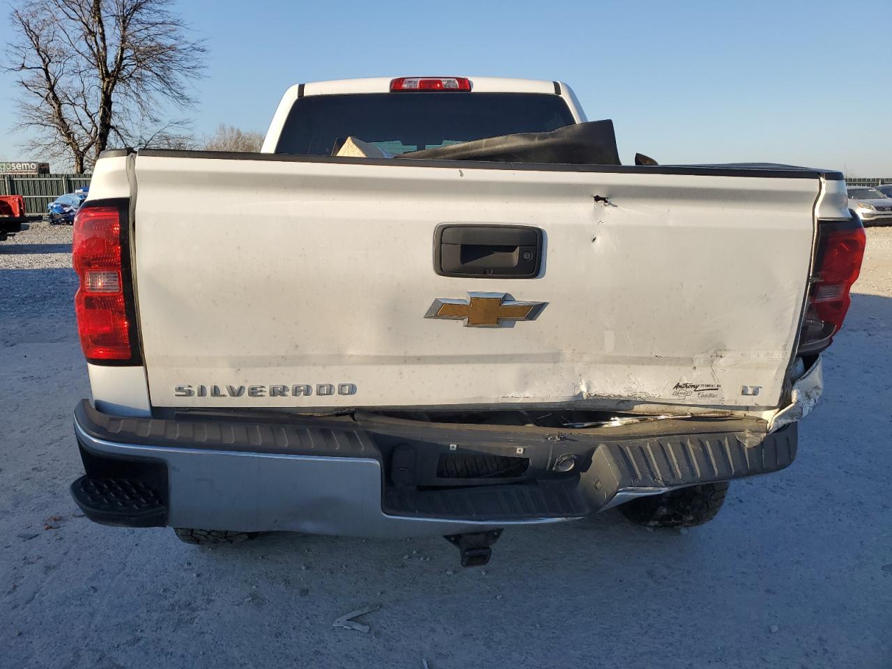 2014 Chevrolet Silverado VIN 3GCUKREC9EG305647 Copart auction photo, rear end damage thumbnail 6