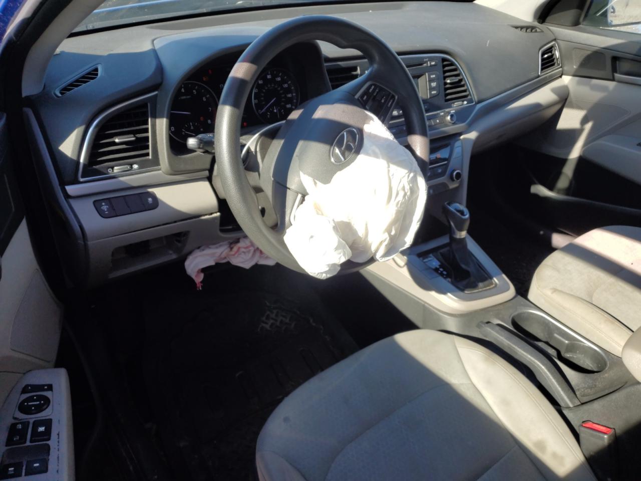 2017 Hyundai Elantra VIN 5NPD74LF3HH174972 Copart auction photo, front end / side damage thumbnail 8