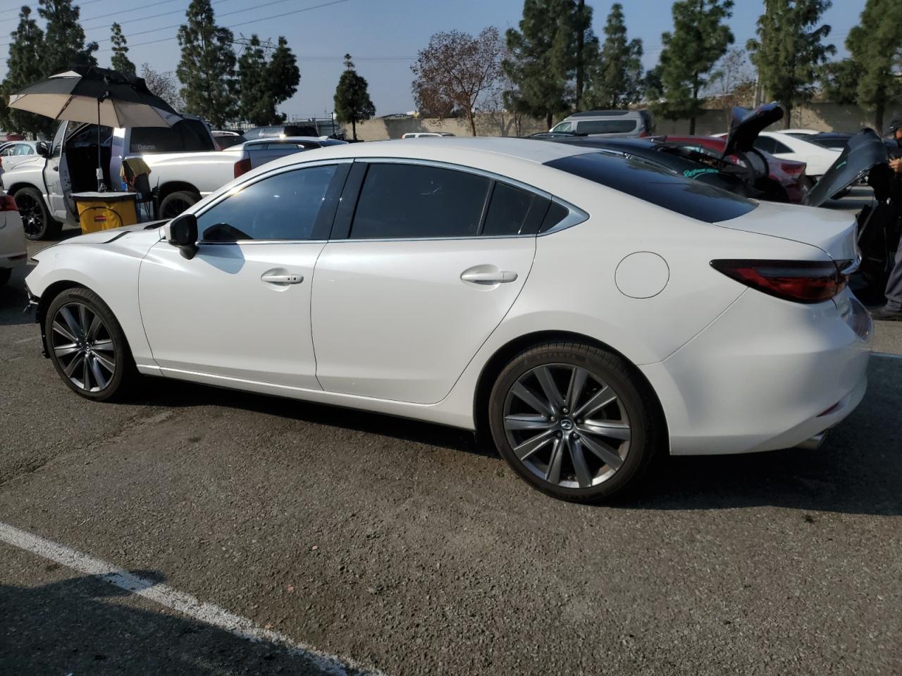 2018 Mazda 6 VIN JM1GL1VM9J1333025 Copart auction photo, front end damage thumbnail 2