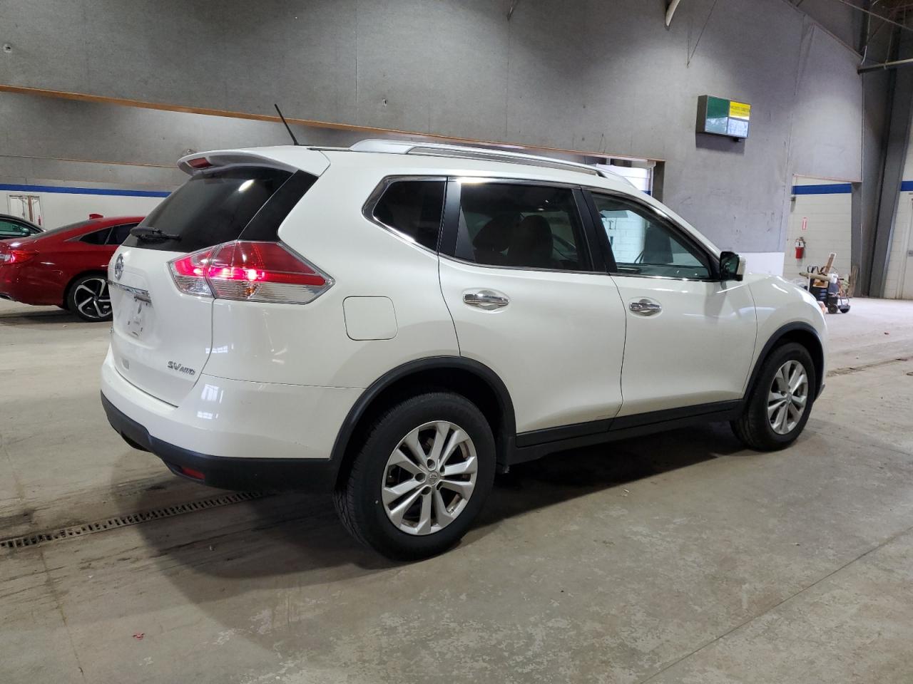 2015 Nissan Rogue VIN KNMAT2MV8FP524669 Copart auction photo, side damage thumbnail 3