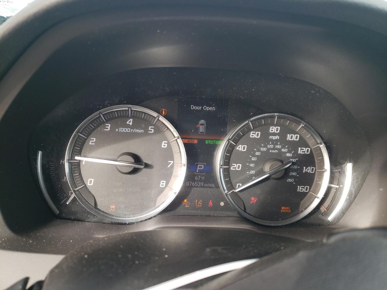 2019 Acura MDX VIN 5J8YD4H35KL021233 Copart auction photo, front end damage thumbnail 9