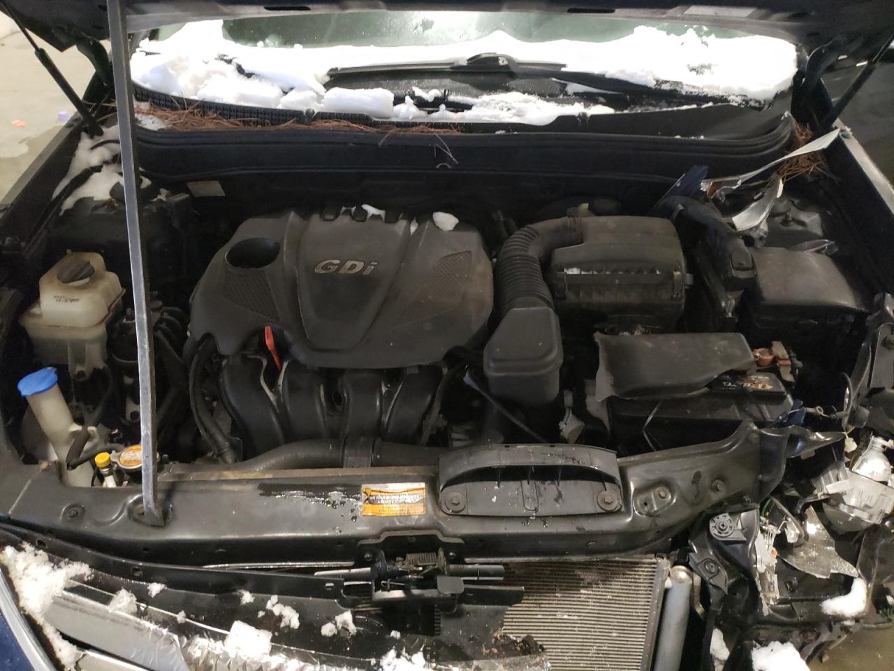2011 Hyundai Sonata VIN 5NPEC4AC7BH161996 Copart auction photo, front end damage thumbnail 11