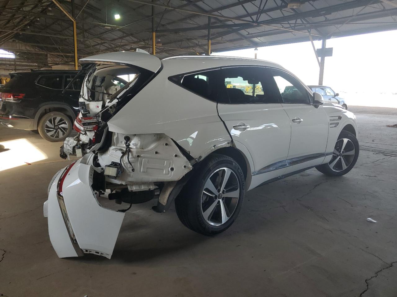 2024 Genesis Gv80 VIN KMUHCESC0RU204248 Copart auction photo, rear end / mechanical damage thumbnail 3
