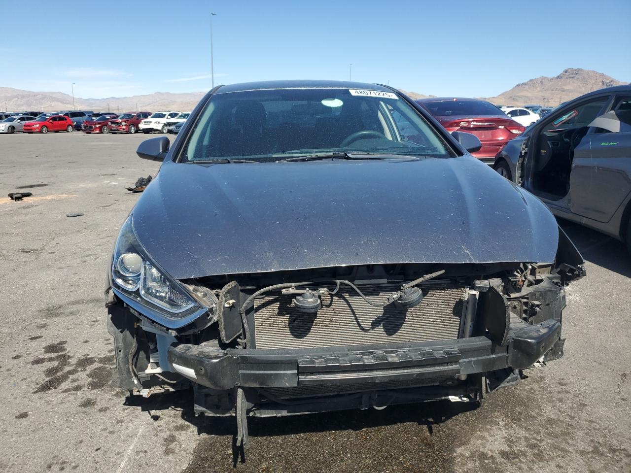 2019 Hyundai Sonata VIN 5NPE24AF5KH733628 Copart auction photo, undercarriage / front end damage thumbnail 5