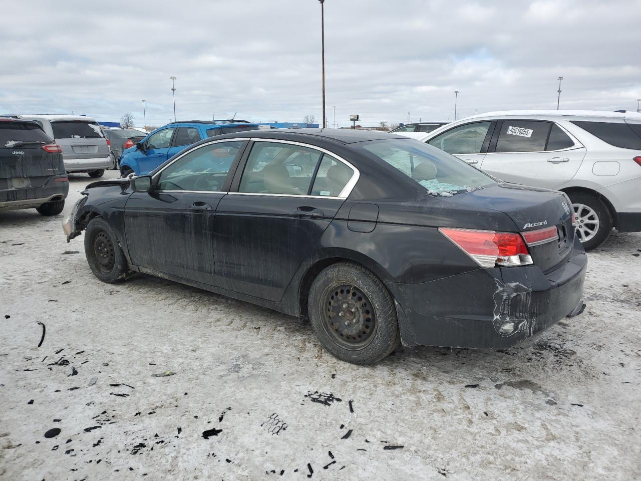 2011 Honda Accord VIN 1HGCP2F32BA056509 Copart auction photo, front end / rear end damage thumbnail 2