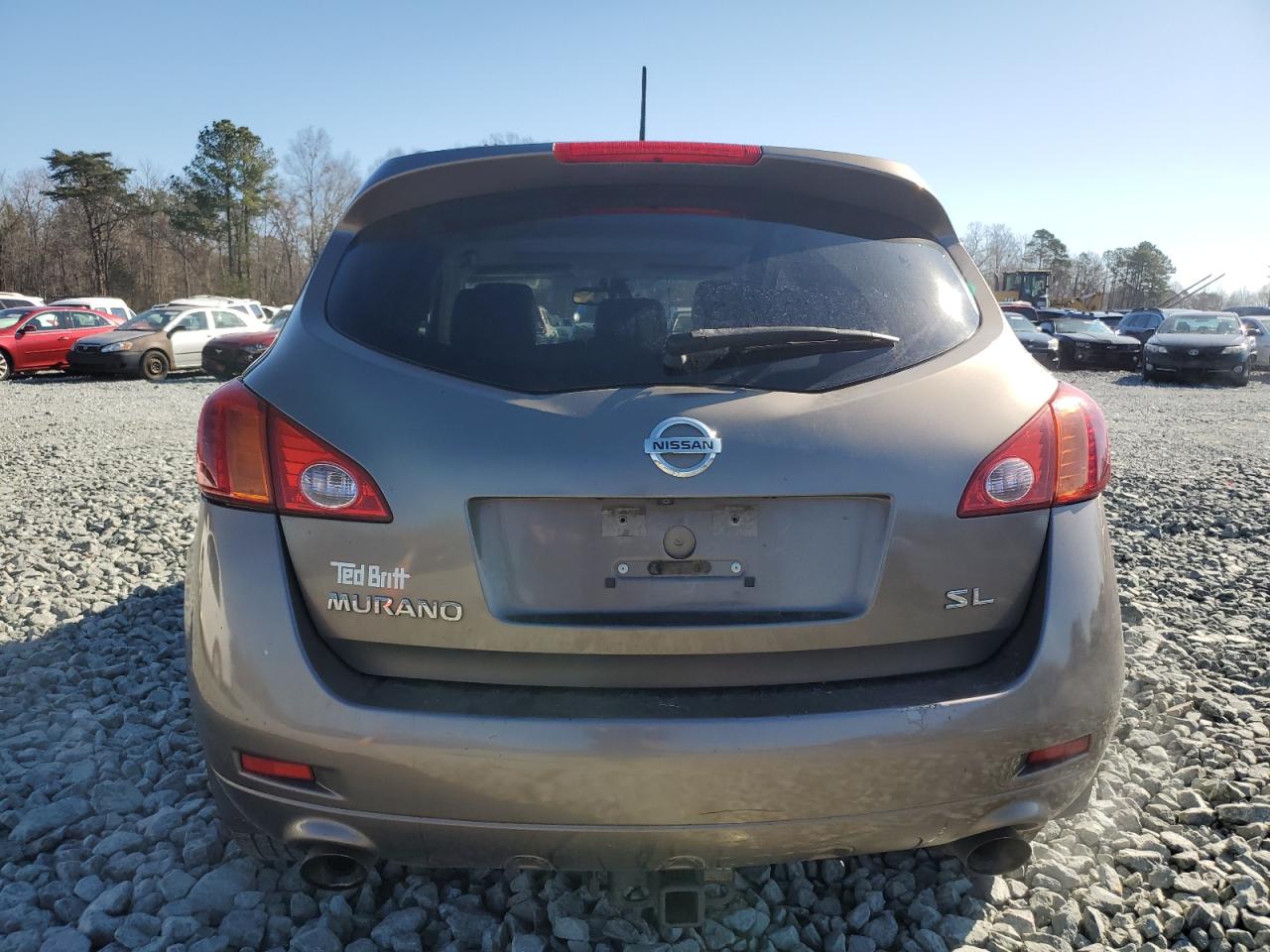 2009 Nissan Murano VIN JN8AZ18U09W106275 Copart auction photo, front end / rear end damage thumbnail 6