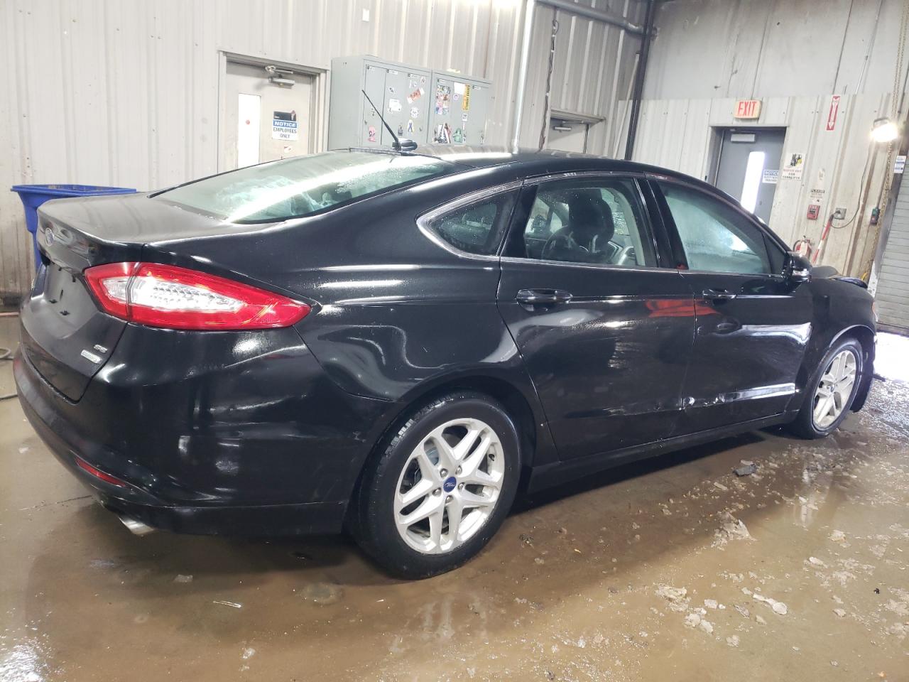 2014 Ford Fusion VIN 3FA6P0HD1ER133845 Copart auction photo, side / front end damage thumbnail 3