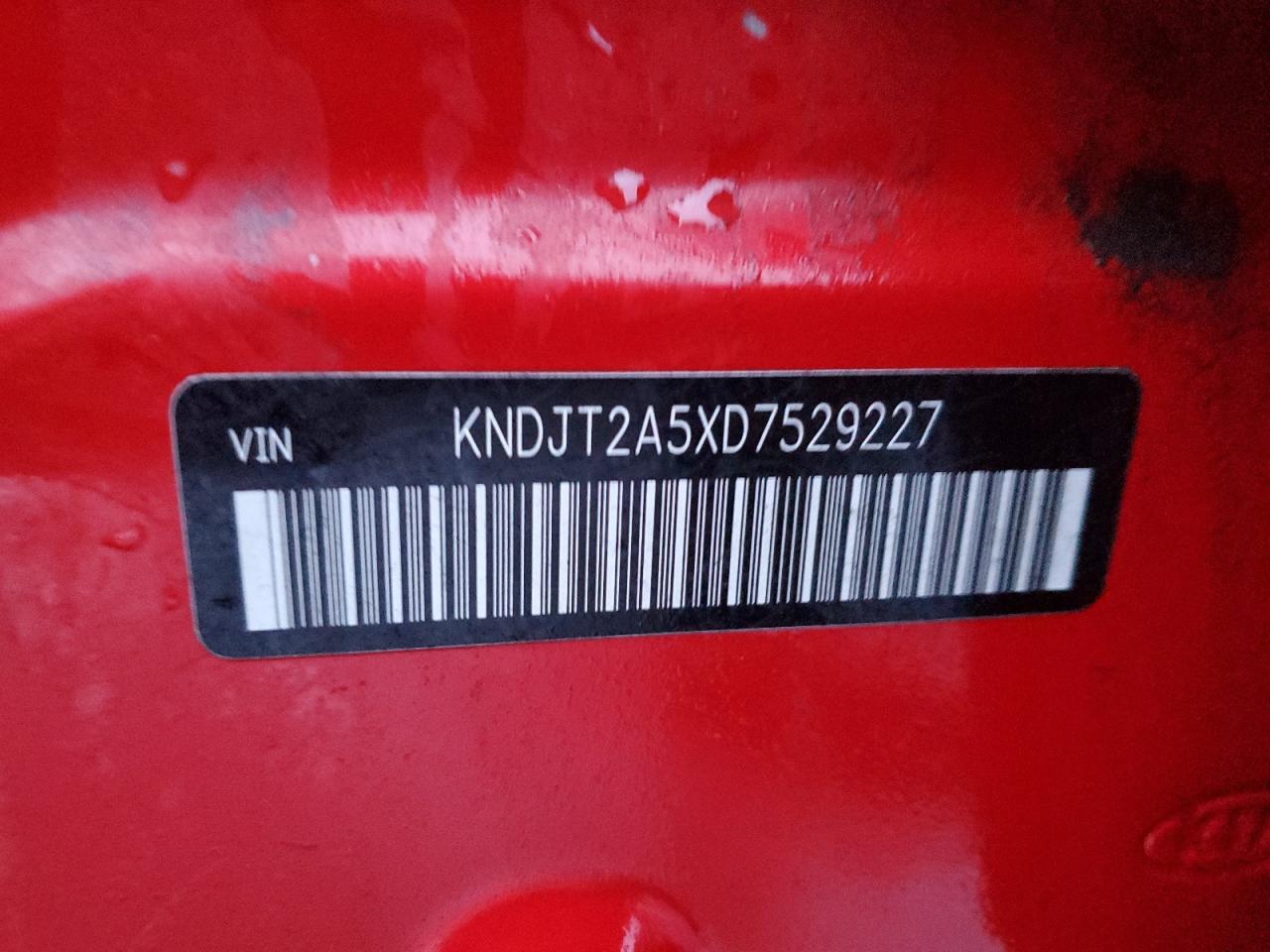 2013 KIA Soul VIN KNDJT2A5XD7529227 Copart auction photo, front end damage thumbnail 13
