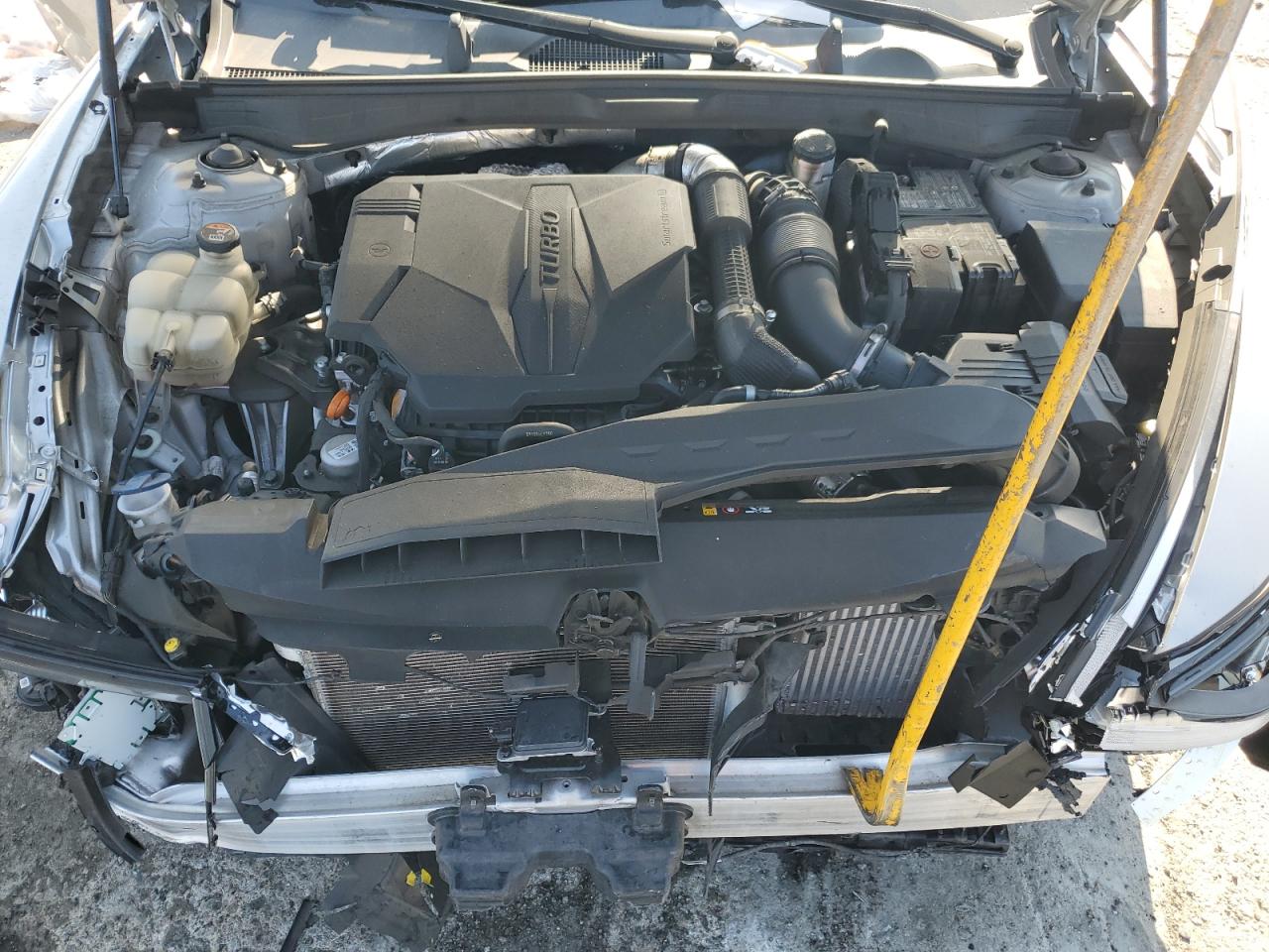2021 Hyundai Sonata VIN 5NPEK4JC3MH130508 Copart auction photo, front end / side damage thumbnail 11