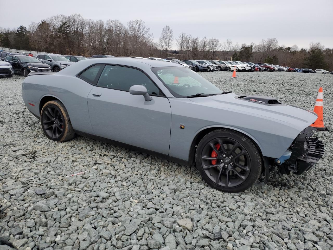 2021 Dodge Challenger VIN 2C3CDZFJ2MH621168 Copart auction photo, front end / minor dent/scratches damage thumbnail 4