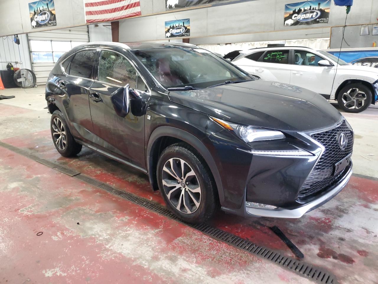 2017 Lexus NX VIN JTJBARBZ9H2097606 Copart auction photo, rear end damage thumbnail 4