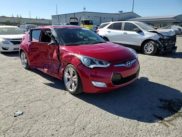 2017 Hyundai Veloster VIN KMHTC6AD6HU315510 Copart auction photo, side / front end damage thumbnail 13