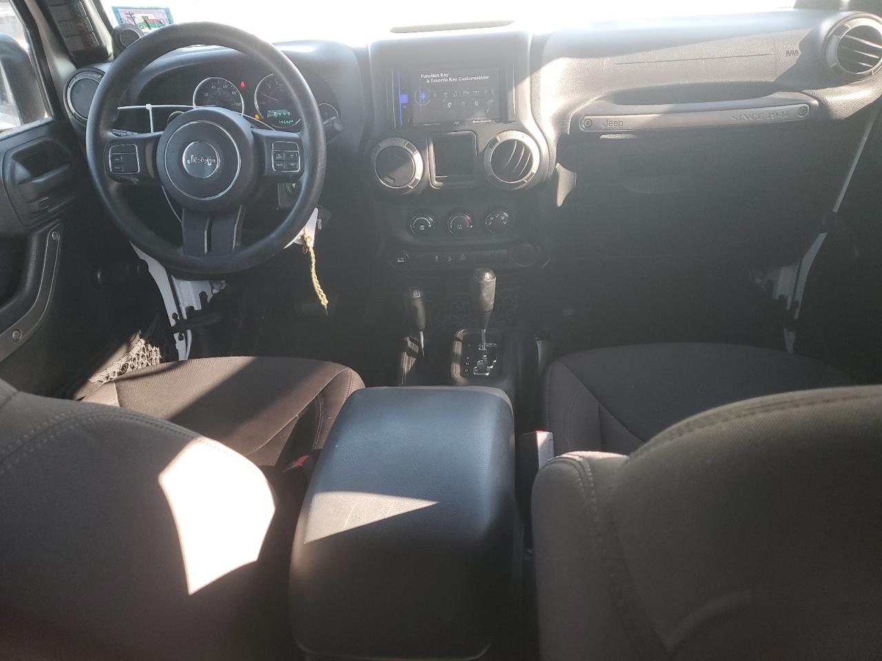 2014 Jeep Wrangler VIN 1C4BJWDG1EL321373 Copart auction photo, front end / undercarriage damage thumbnail 8