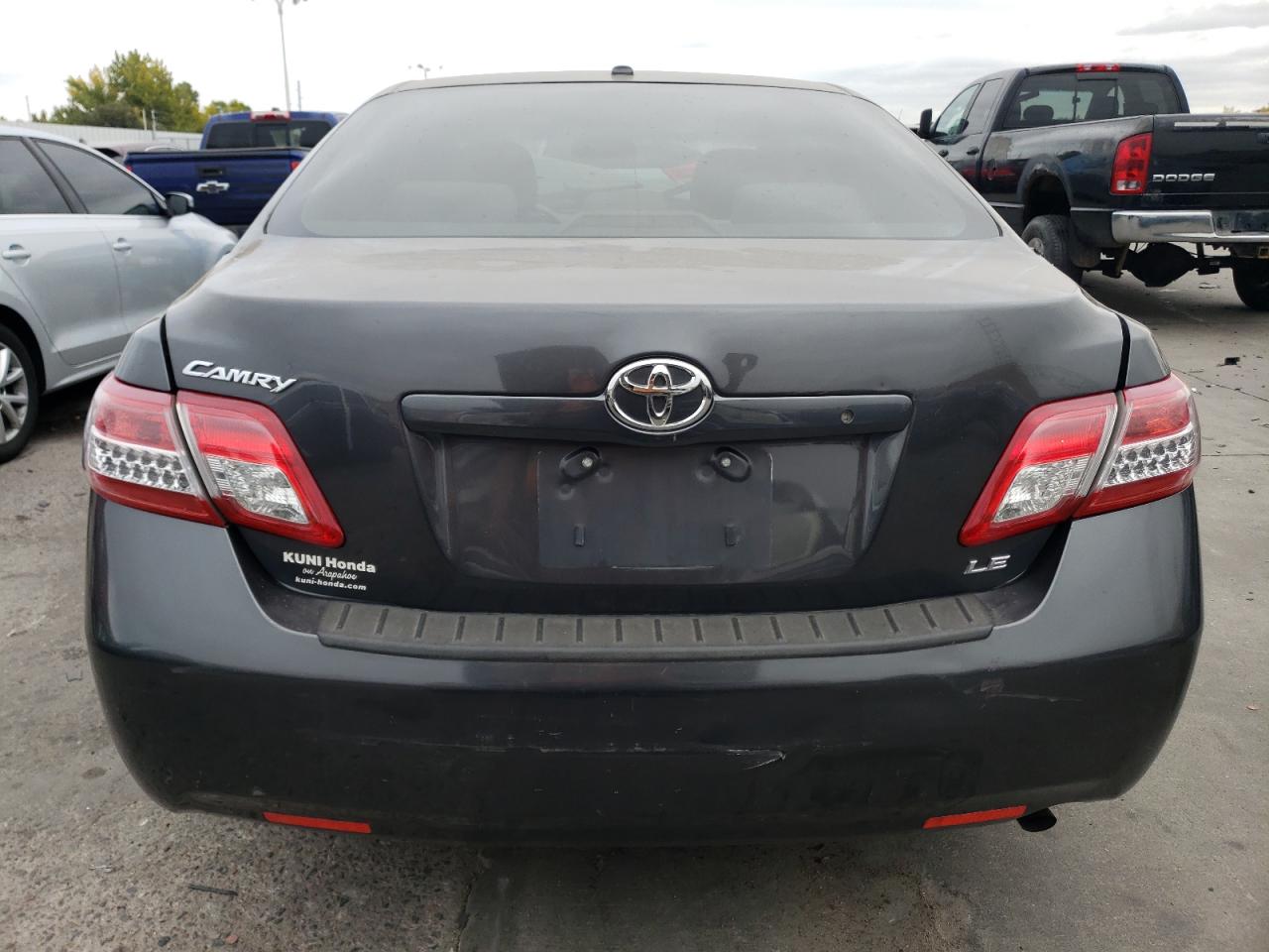2011 Toyota Camry VIN 4T1BF3EK0BU777420 Copart auction photo, front end / hail damage thumbnail 6