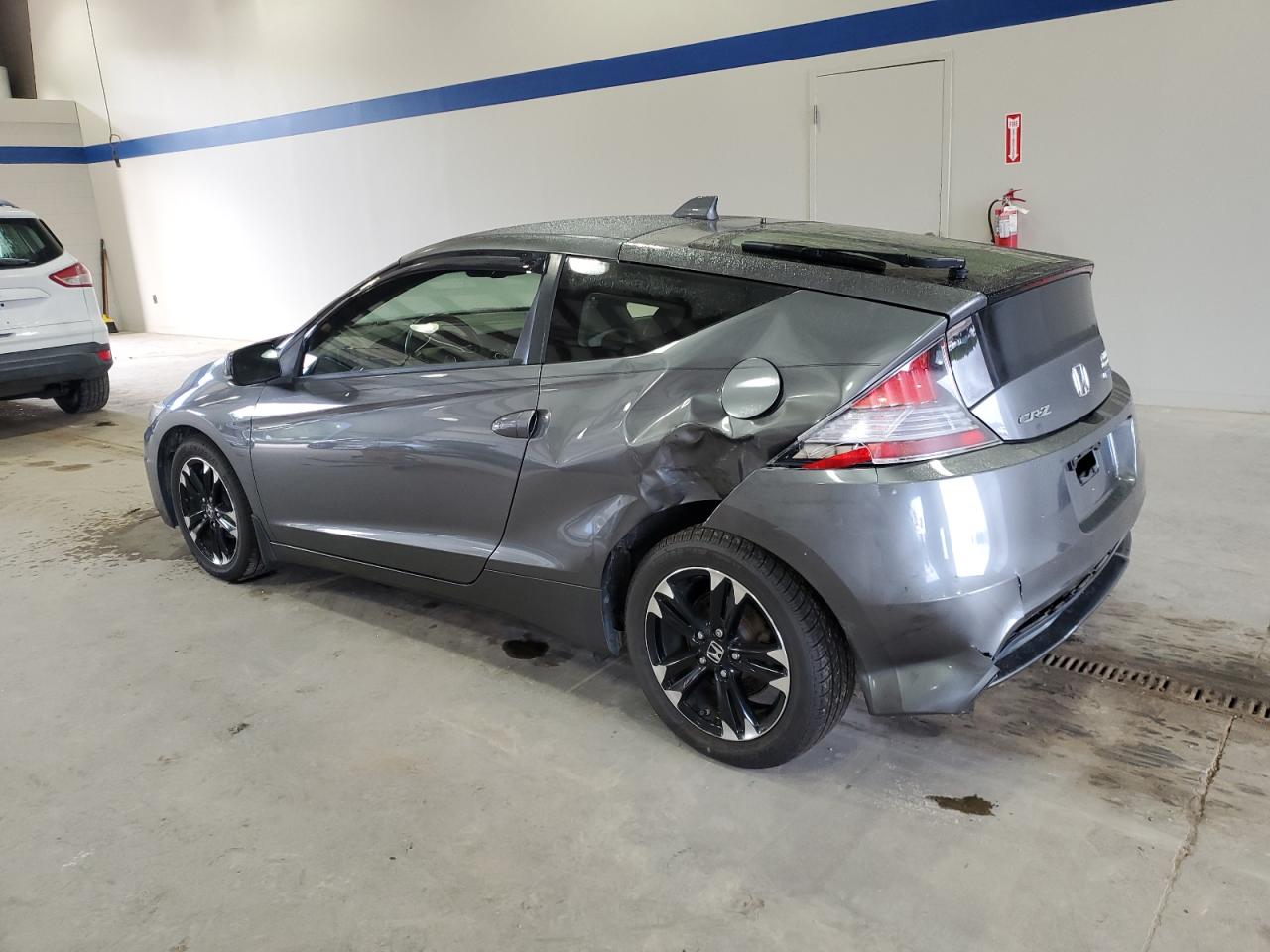 2015 Honda CR-Z VIN JHMZF1D69FS002321 Copart auction photo, side / rear end damage thumbnail 2