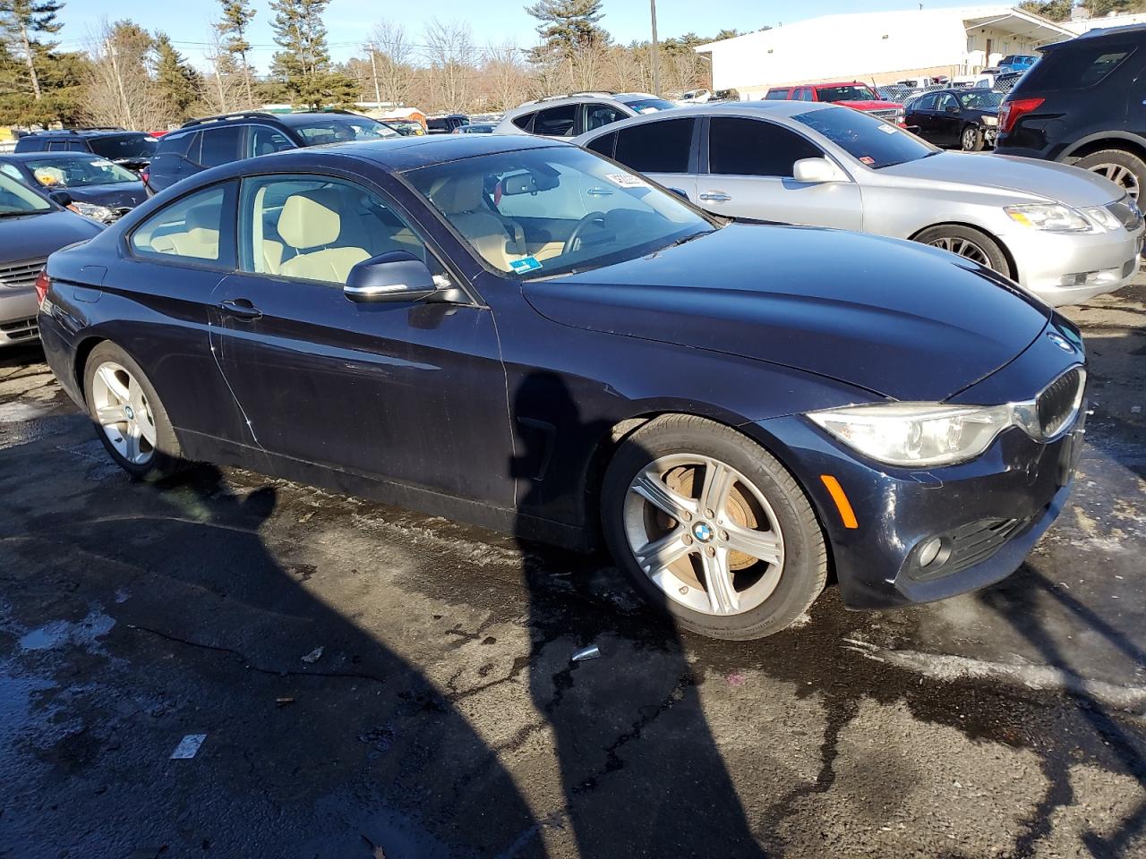 2014 BMW 4er VIN WBA3N3C51EF712381 Copart auction photo, side / minor dent/scratches damage thumbnail 4