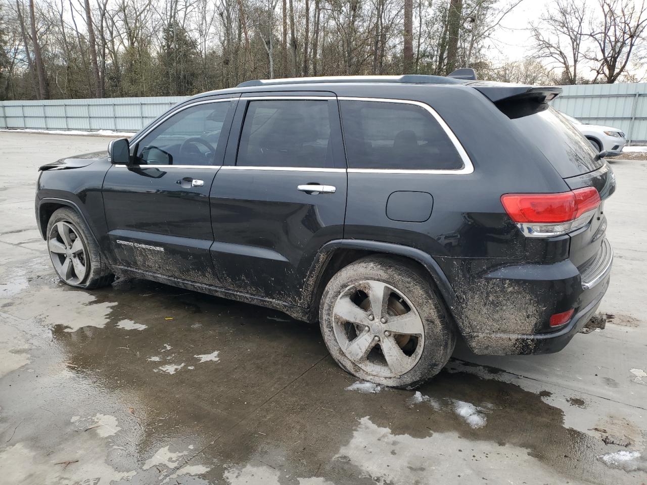 2014 Jeep Grand Cherokee VIN 1C4RJECGXEC227390 Copart auction photo, front end / undercarriage damage thumbnail 2
