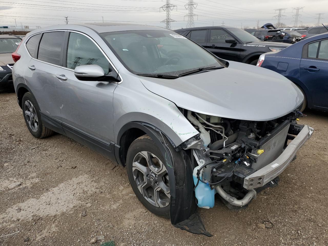 2018 Honda CR-V VIN 5J6RW2H80JL034851 Copart auction photo, front end damage thumbnail 4