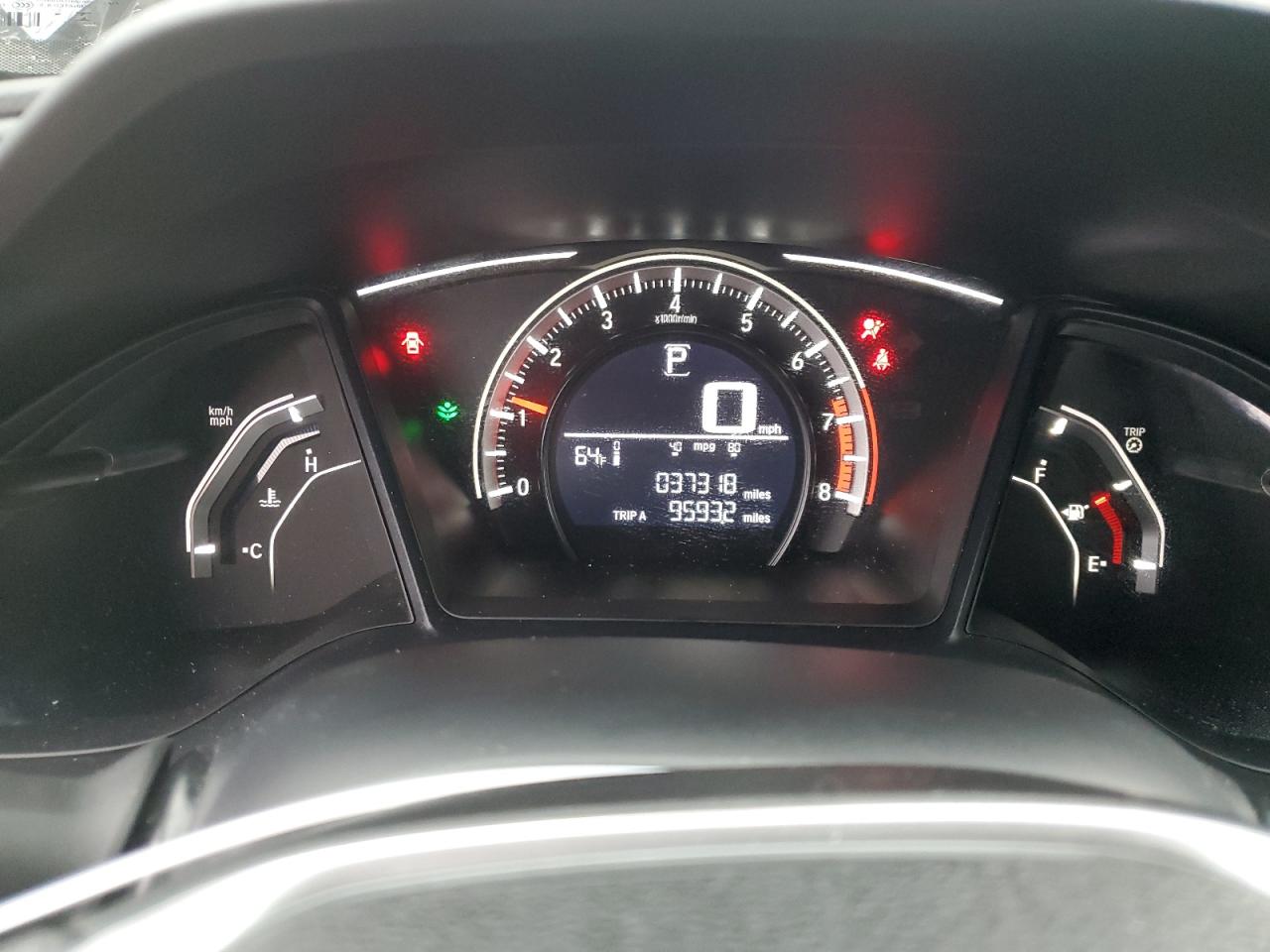 2018 Honda Civic VIN 2HGFC2F51JH568028 Copart auction photo, side / front end damage thumbnail 9